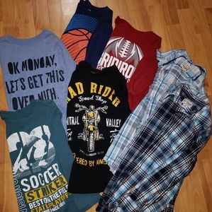 Boys long sleeve 7/8 shirt lot